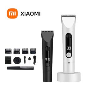 새로운 Xiaomi Mijia 전문 클리퍼 헤어 클리퍼 3 - 기어 조정 IPX7 방수 헤어 트리머 기계(충전 베이스 포함)