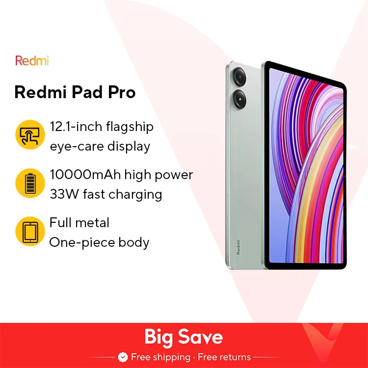 Xiaomi Redmi Pad Pro 태블릿 WIFI 버전 120Hz 