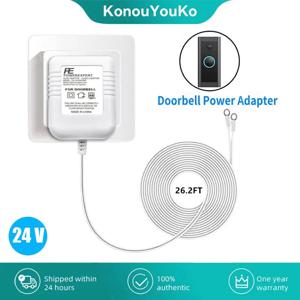 범용 전원 어댑터 EU/US/UK 플러그 24V AC 변압기 충전기 링 Wifi 스마트 카메라 비디오 초인종 인터콤 도어 벨