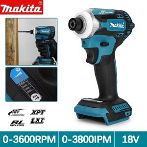 Makita Original DTD171 브러시리스 임팩트 드라이버 충전식 스크루 드라이버 드릴 무선 전동 공구 18V BL 모터 베어 공구 장치