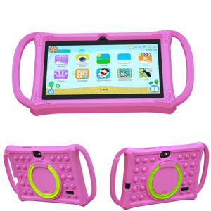 7.0 인치 태블릿 PC, 쿼드 코어, 4GB RAM, 64GB ROM, 어린이 최고의 선물, 안드로이드 12, 어린이 게임, 교육 학습 태블릿