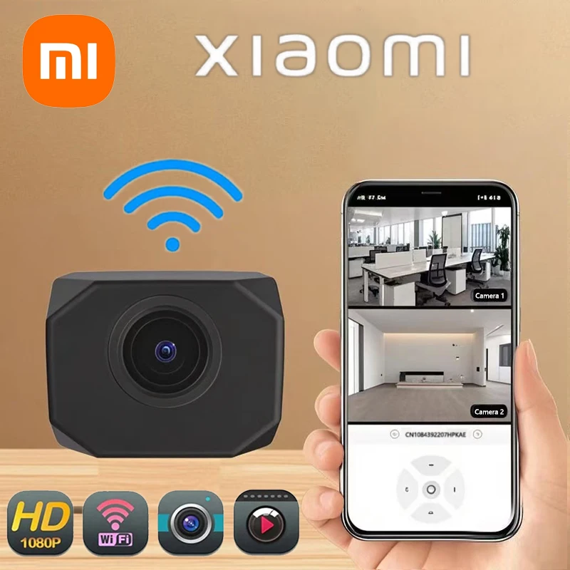 Xiaomi 1080P HD 미니 카메라 WiFi IP/AP원격 모니터링 경량 휴대용 미니 캠코더 스마트 홈 감시 보안 캠