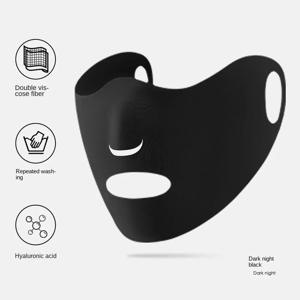 Sun UV Protection Summer For Men Hiking Solid Color Ice Silk Face Scarf Sunscreen Veil Anti-uv Face Cover Sunscreen Mask
