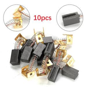 10pcs 카본 브러쉬 6.4x7.9x12.5mm 블랙 데커 CD105 CD110 CD115 KG900 커팅 폴리싱 머신 교체 전동 공구