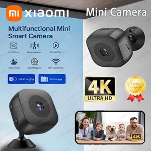 Xiaomi 4k 미니 카메라 Wifi Ip/ap 휴대용 모바일 감지 캠코더 스마트 홈 감시 보안 원격 모니터링 카메라