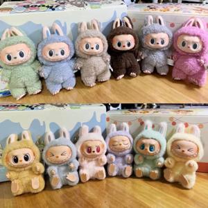 정품 오리지널 Labubu 하트 비트 마카롱 페이스 시리즈 블라인드 박스 트렌디 플레이 귀여운 수제 모델 미스터리 박스 컬렉션 장난감 Birt