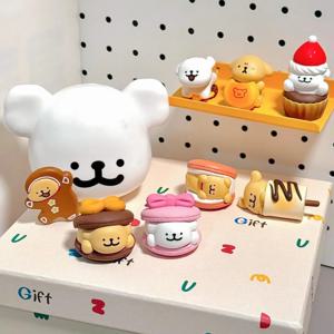 정품 몰타 디저트 하우스 블라인드 박스 블라인드 가방 귀여운 만화 귀여운 DIY 데스크탑 장식품 인형 장난감 생일 선물