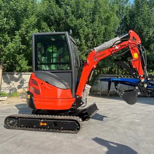 2.5 톤 미니 굴삭기 2 톤 무료 배송 중국 굴삭기 제조업체 Kubota 엔진 디젤 굴삭기 가격 미니 파는 사람