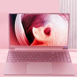 Windows 11 Pro 11세대 Celeron N5095 노트북 최대 32GB RAM 2TB SSD 듀얼 WiFi(2.4G/5.0G) Bluetooth 및 세련된 핑크색 키보드