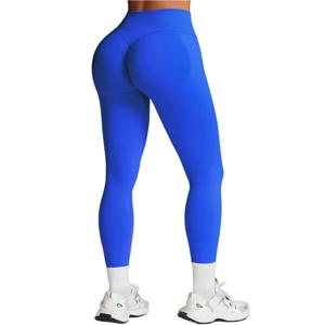 여성 3 허리 체육관 요가 레깅스 높은 허리와 엉덩이 리프팅 솔리드 컬러 탄성 스포츠 충격 요가 피트니스 바지