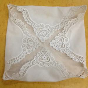 웨딩 손수건, 달콤한 하트, Hankie, 빈티지 레이스, Hankie, 신부 및 숙녀용, 패션 면 손수건 12 개 세트