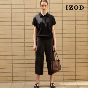 IZOD  25SS 시어서커 와이드 9부팬츠 3종 여성