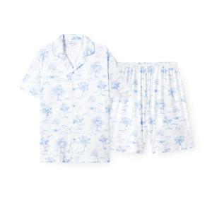 남성 F049 쿨스코블루 반소매 상하