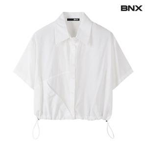 정상가:59,000원 | 카라넥 버튼업 스트링 여성 반팔 셔츠 (BW1BL018L0)