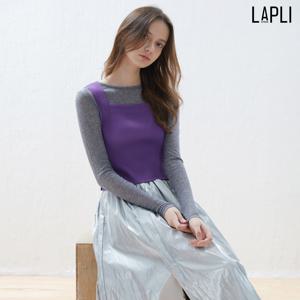 [최초가 79000원] 스퀘어 네크라인 크롭 티셔츠_LPTSF123010