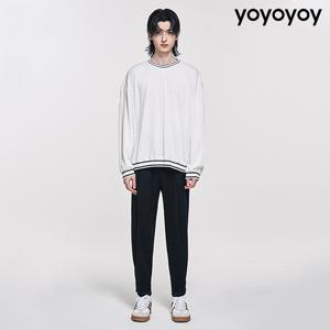 yoyoyoy [남성][최초가 139000원] 사이드 버튼 배기 플리츠 팬츠_AI02MNPSL01