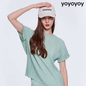 yoyoyoy [여성][최초가 89000원] 불규칙주름 반팔 롱티_AI04WNPTS08