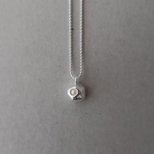 soak pearl necklace - silver