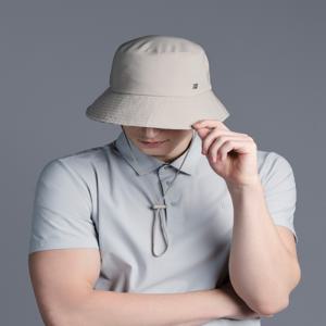 [닥스 골프] [[25SS]] DGHE5E903I2 [ONLINE EXCLUSIVE] 베이지 체크배색 버킷햇