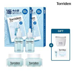 [대용량 패키지] 다이브인 저분자 히알루론산 마스크20매+세럼20mlX4+수딩크림100mlX2