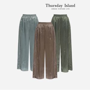 [Thursday Island] 허리밴딩 와이드 팬츠(T234MPT232W)
