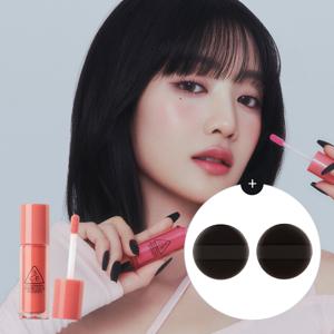 쉬어 리퀴드 블러셔+미니 핑거 퍼프 Set