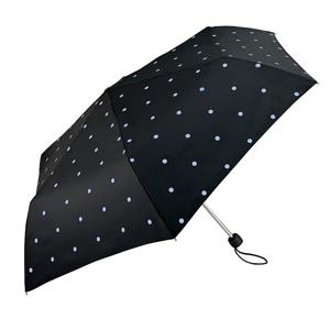 슈퍼슬림-2 폴카 도트 여성 수동 3단 우산 22cm 158g
