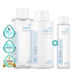 [CJ단독구성] 심플 토너 300ml+로션 260ml+토너 145ml