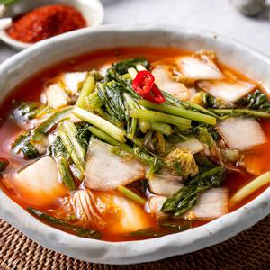 HACCP 인증 국내산 전라도식 물김치(얼갈이+열무) 2kg 외 별미김치/AS