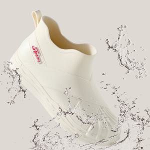 장마필수품 논슬립 레인부츠 클램라인 여성 앵클장화 24SHOE_RCL