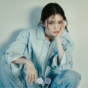 375510 한소희 여 중기장 데님 자켓
