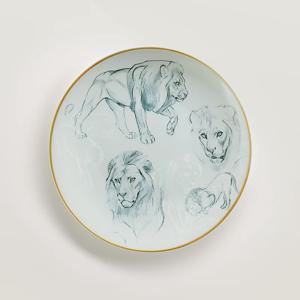 까르네 데카터 디저트 접시 (사자) Hermes dessert plate