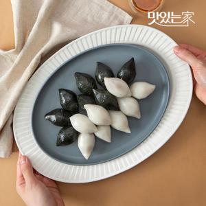 우리쌀로 만든 찐송편세트 1kg (백송편 500g+쑥송편 500g) 떡 대두식품 화과방