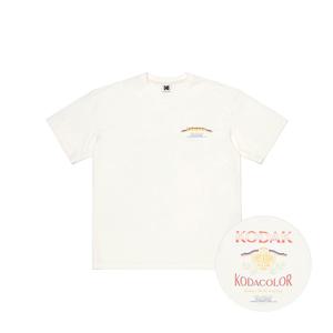 카메라클럽 피그먼트 반팔티셔츠 IVORY