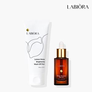 라비오라 레몬 워시오프 꿀팩 + 글로우 오로라 세럼