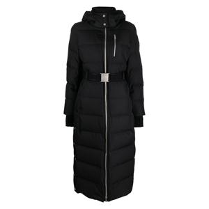 23FW    여성 클라우드 벨티드 롱패딩 블랙 M33LP230 292 STK