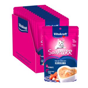 비타 수프 고양이 파우치 간식 참치&게맛살 50g X 12 [BOX]