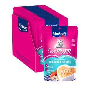 비타 수프 고양이 파우치 간식 참치&치어&게맛살 50g X 12 [BOX]
