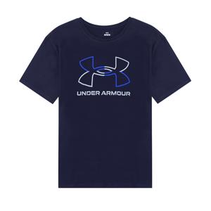 언더아머 UA 그래픽 반팔티 반팔 티셔츠 미드나잇네이비 1382915-410