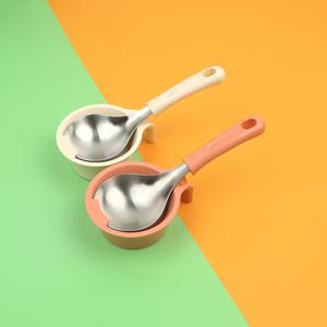 다용도 멀티스푼 미니국자 앞접시 콤보 (국자+받침세트) 2P세트