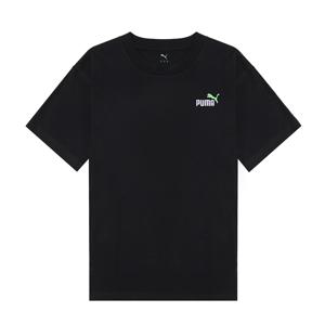 ESS 투컬러 NO.1 스몰로고 반팔티 반팔 티셔츠 블랙 684717-51