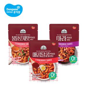 하루미 매콤달콤/마라/불닭로제 떡볶이양념 130g 10개