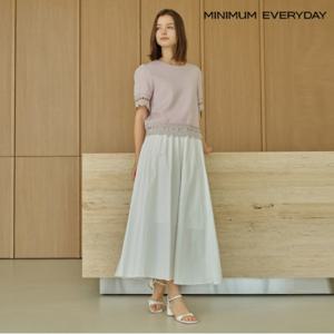 정상가:69,000원 ㅣ [미니멈 에브리데이]데일리 허리밴딩 롱 스커트 (EB2WH008D)