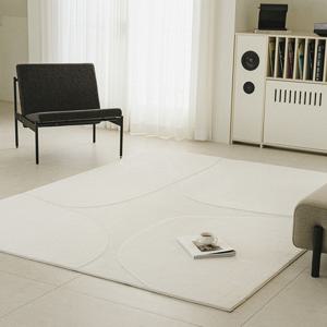 한빛카페트 크레바스 카빙 워셔블 러그 카페트 4size 3colors