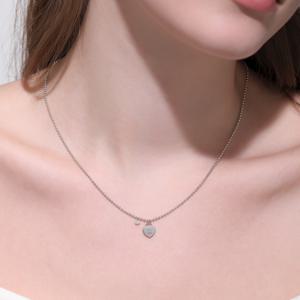 [정상가180,000원] 실버 하트 목걸이 SC1773