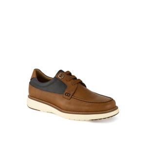 남성 보트슈즈 로퍼 굽 4CM Q19099_BROWN