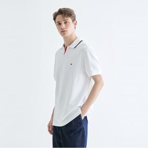 팁드 브이넥 폴로 셔츠 (T12E1TKT120MT1YBR)