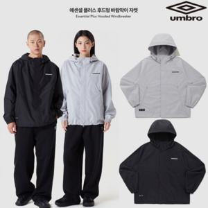 엄브로 25SS 에센셜 플러스 후드형 바람막이 자켓 UQ121CJK16