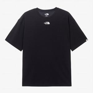 센터 로고 반팔 라운드티 NT7UR03J_BLK