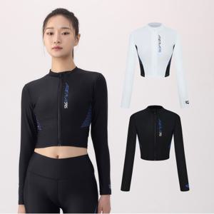 임팩트 레저 크롭 집업 래쉬가드 A4BL1QR01 택1